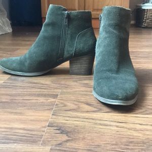 ALDO Green Suede Booties, Comfortable and stylish!